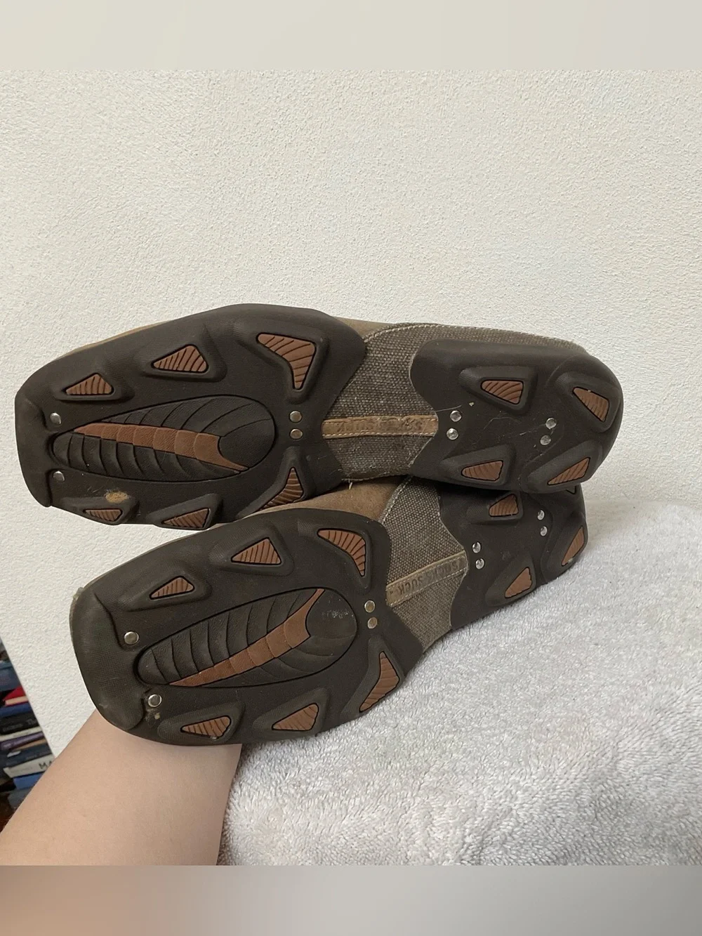 Skechers Light Brown Leather Slip On Driving Loafer Size 10.5 Men's Casual